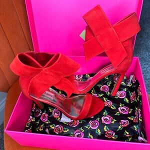 Vintage Betsey Johnson Frisky Red